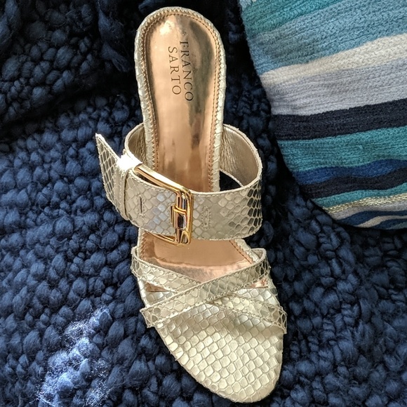 Franco Sarto Shoes - New w tags, FRANCO SARTO GOLD SANDALS Franco Sarto Shoes - New w tags, FRANCO SARTO GOLD SANDALS